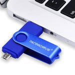 Chiavetta USB 2.0 MicroDrive 32GB rotante in metallo