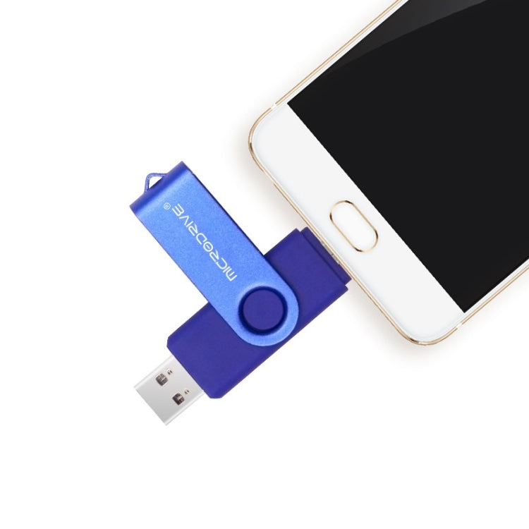 Chiavetta USB 2.0 MicroDrive 32GB rotante in metallo