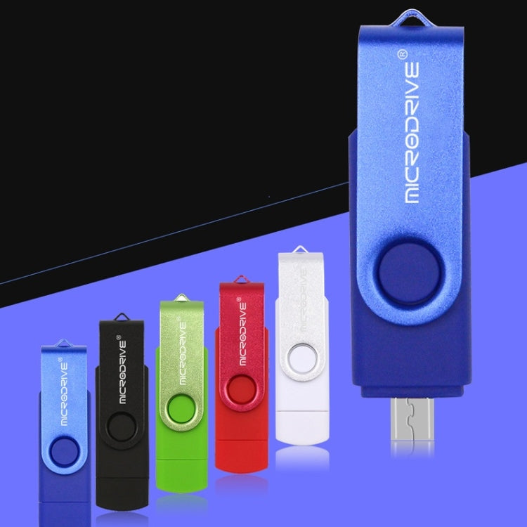 Chiavetta USB 2.0 MicroDrive 32GB rotante in metallo