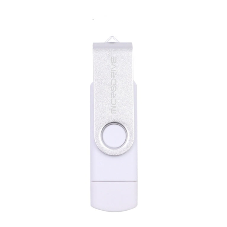 Chiavetta USB 2.0 MicroDrive 32GB rotante in metallo