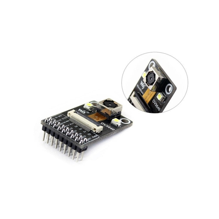 Modulo videocamera Waveshare OV5640 5MP con autofocus e flash LED