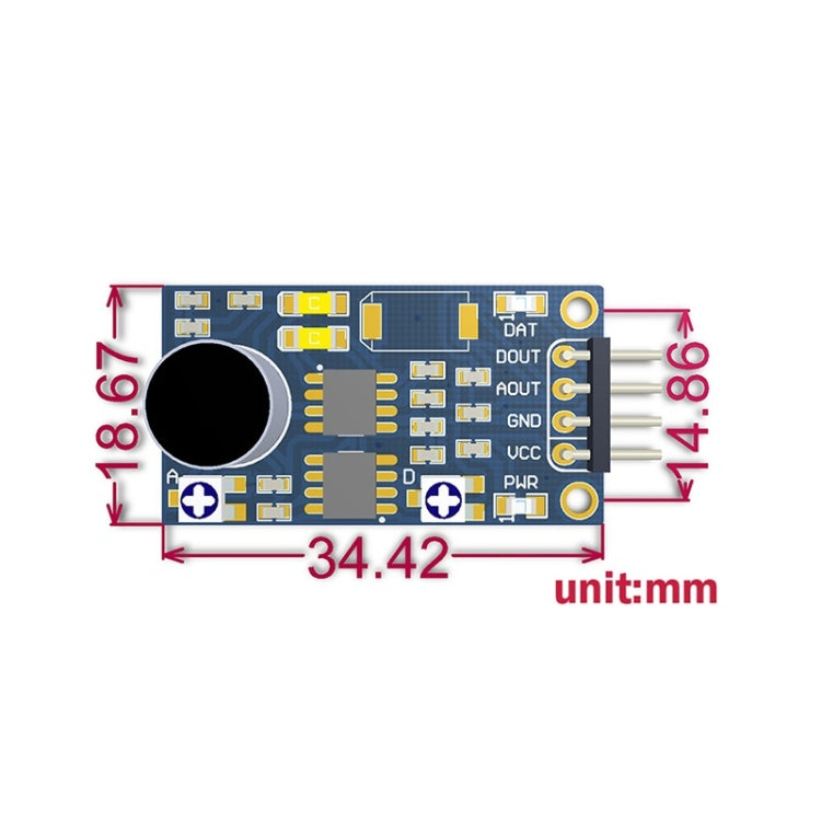 Sensore audio LM386 con uscite analogica e digitale - immagine 5