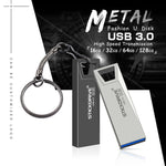 Stickdrive USB 3.0 64GB Mini disco in metallo