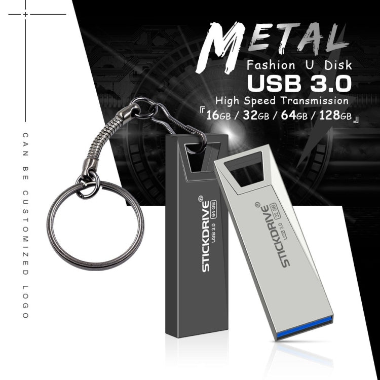 Stickdrive USB 3.0 64GB Mini disco in metallo
