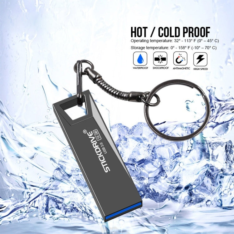 Stickdrive USB 3.0 64GB Mini disco in metallo