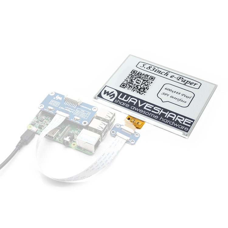 Display E-Ink Waveshare 5,83 pollici 600x448 con interfaccia SPI - immagine 4