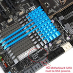 Adattatore SFF-8482 SAS a SATA 180 gradi per scheda madre