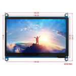 Display LCD touch Waveshare 7 pollici IPS 1024x600 - immagine 3
