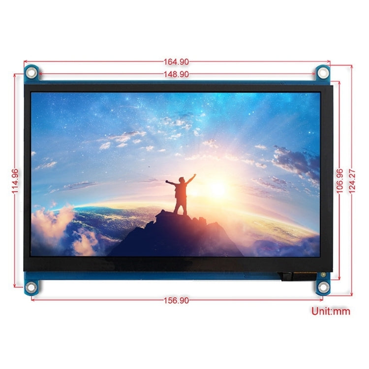 Display LCD touch Waveshare 7 pollici IPS 1024x600 - immagine 3
