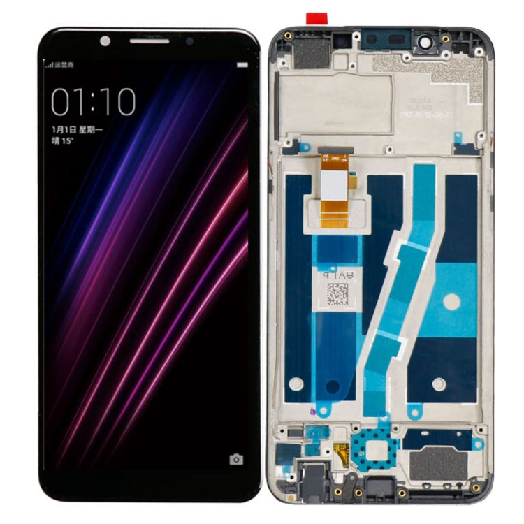 Schermo LCD con touch e cornice per OPPO A1 - immagine 2