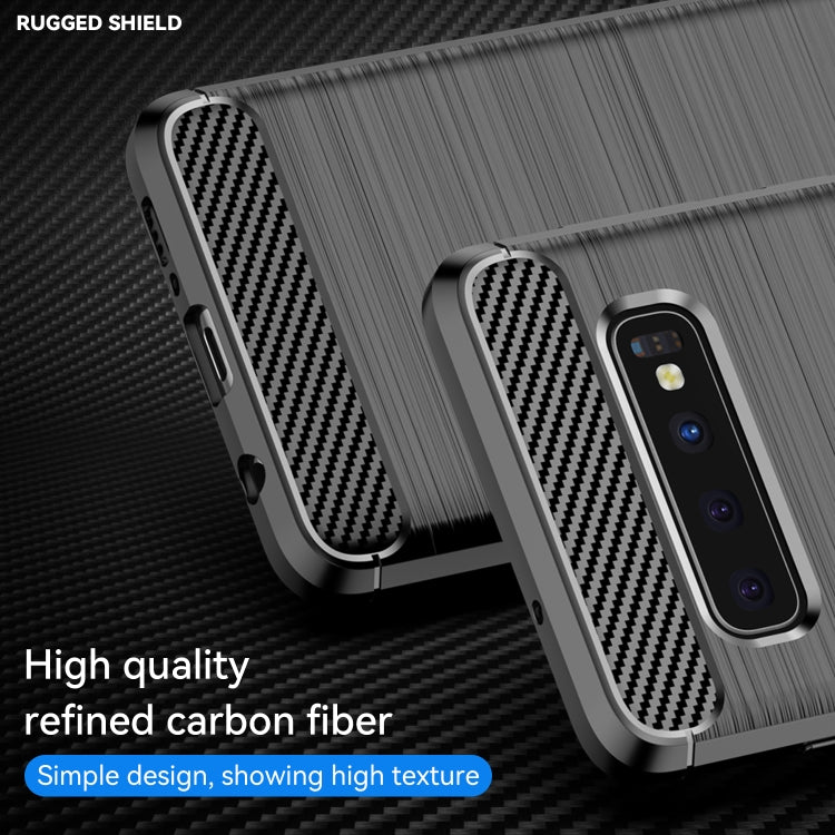 Custodia TPU fibra di carbonio per Samsung Galaxy S10