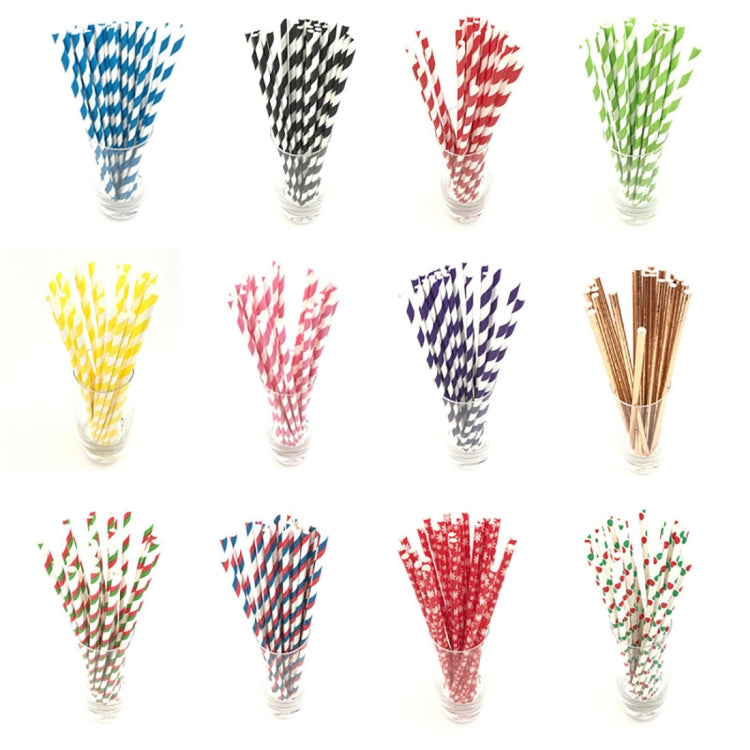 50 Cannucce in Carta Kraft Degradabili Colorate