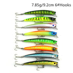 Set 43 esche da pesca in metallo per spigola, da 5 a 10,5 cm - immagine 7