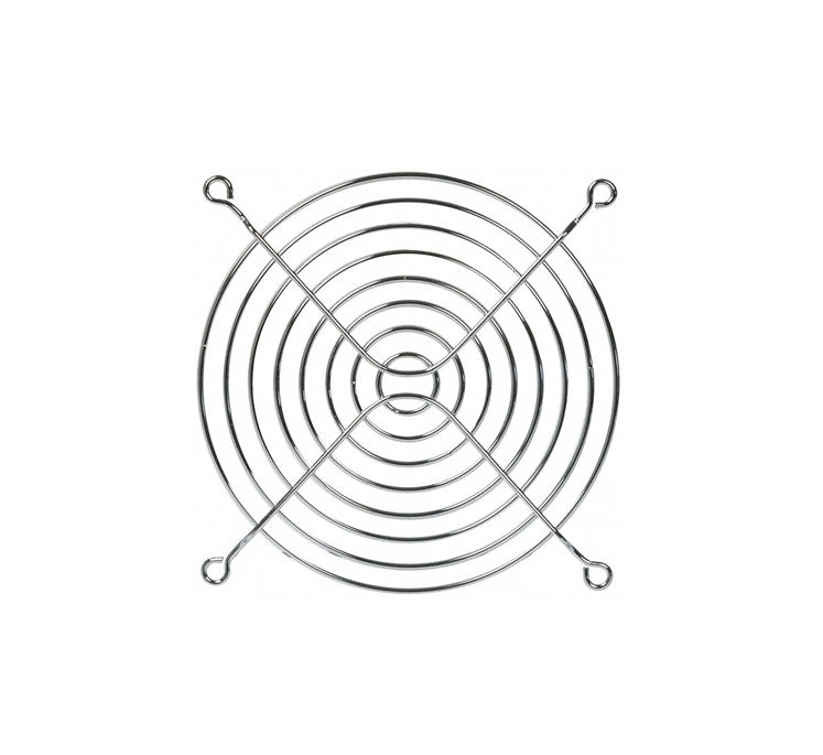 Griglia di protezione ventola 60x60 mm in metallo cromato