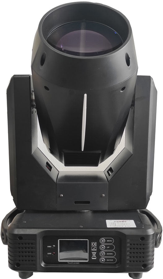 Testa mobile Beam 380W LED 16 canali controlli DMX512