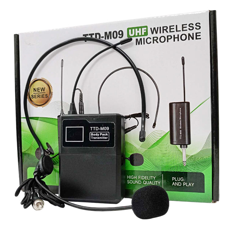 Microfono Wireless UHF TTD-M09