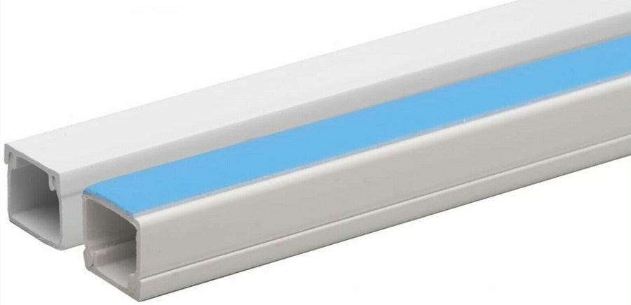 Canalina adesiva in PVC 25x16(0.6mm) 2m - confezione da 100 8053323554523 CNL2516AD