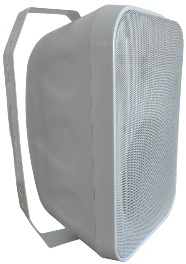 Cassa acustica amplificata da parete 6.5" Bluetooth USB MIC bianca