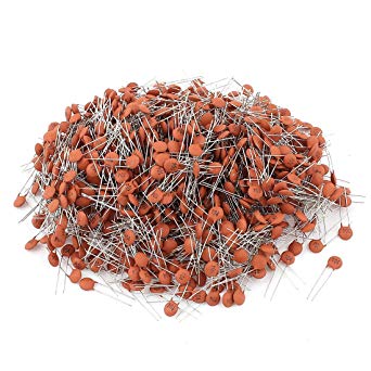 Condensatore ceramico a disco 680pF 50V - confezione 25 pezzi