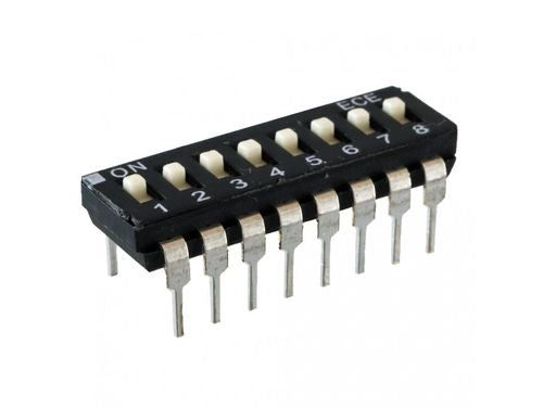Dip-switch 10 vie DIP-16 passo 2,54 mm confezione 10 pezzi