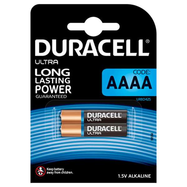 Batterie Duracell AAAA 1.5V confezione 2 pezzi