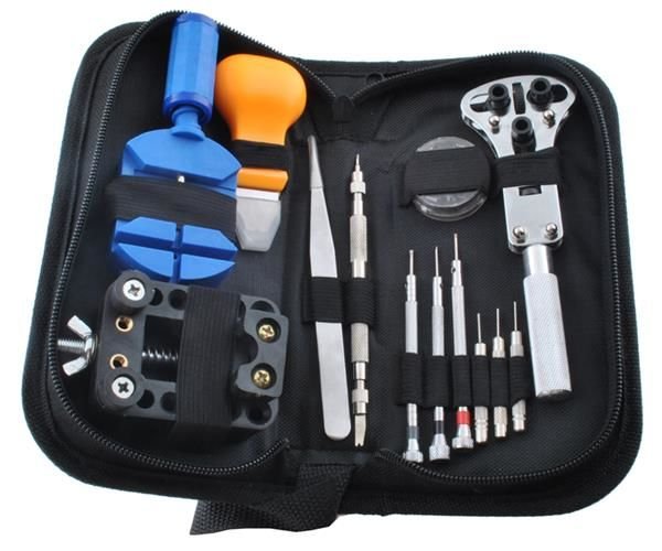 Kit strumenti riparazione orologi 13 pezzi Iso Trade