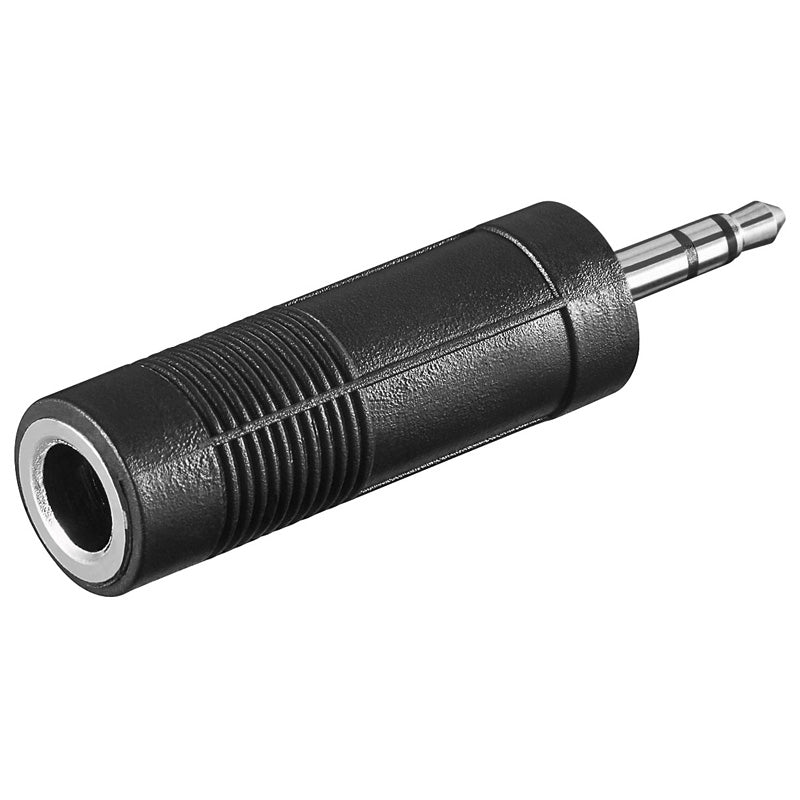 Adattatore audio 3.5mm maschio a 6.3mm stereo femmina