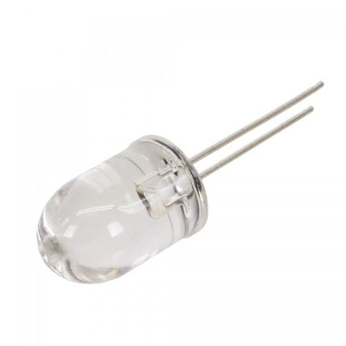 Diodo LED rosso 10mm 19000 mcd - confezione 5 pezzi