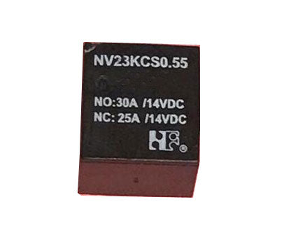 Relè elettromeccanico 24V DC NV23KCS0.55 con contatti NO e NC