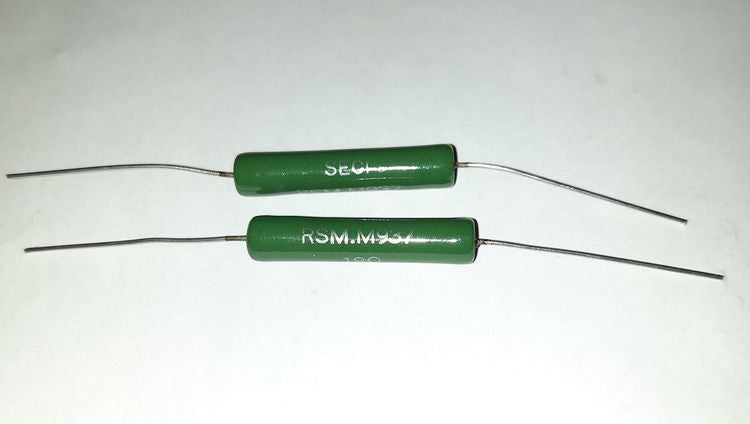 Resistenza a filo SECI 18 ohm - 18R 10W 5% - NOS - confezione 2 pezzi