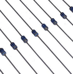 Resistenza assiale 10ohm 1/16W 5% - confezione 100 pezzi