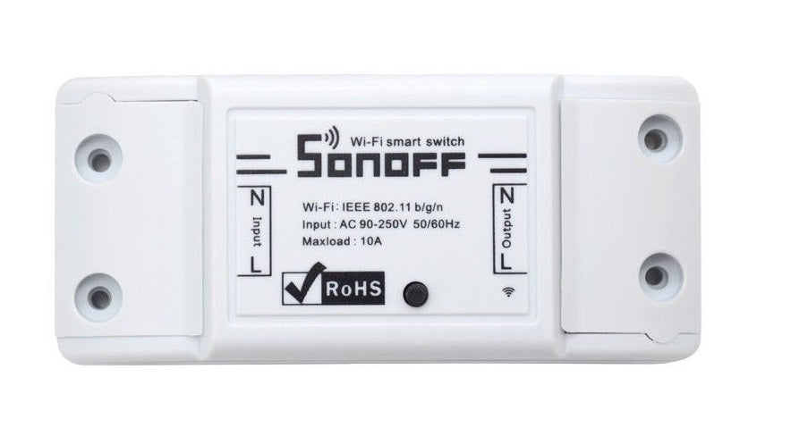 Interruttore smart WiFi Sonoff con controllo remoto e timer