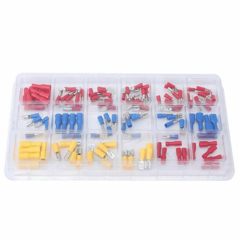 Assortimento di 120 capicorda preisolati in 18 formati