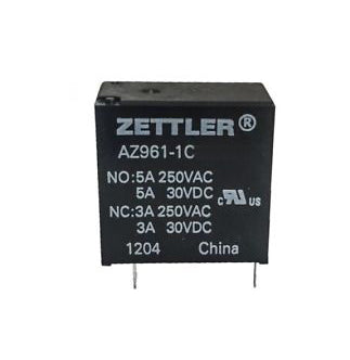 Relè elettromeccanico SPDT 48V Zettler AZ961-1C-48DSE
