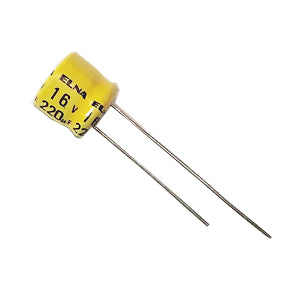 Condensatore elettrolitico 220uF 16V