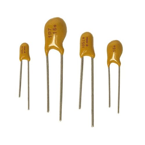 Condensatore elettrolitico tantalio 10uF 25V - confezione 10 pezzi