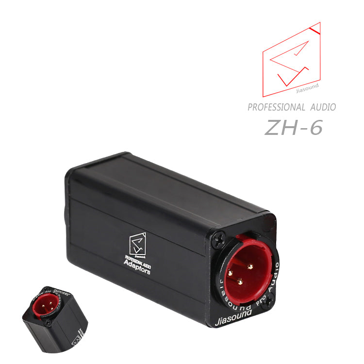 Adattatore accoppiatore XLR 3 poli maschio Jiasound ZH-6