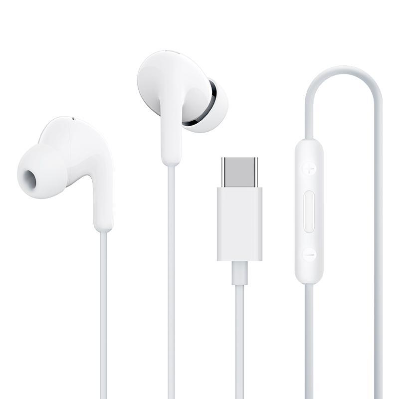 Xiaomi Mijia Type-C Interface In-Ear Wired Auricolare, Lunghezza: 1,25 m (Bianco)