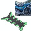 Adesivo decorativo per scatola di olio in gomma per motocicletta Adesivo decorativo con ossa di pesce 3D (consegna a colori casuali)