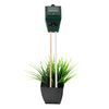 Misuratore di terreno per fiori di piante 3 in 1 (PH + umidità + luce) (verde)