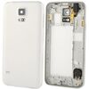 Per Galaxy S5 / G900 Scheda centrale LCD originale (versione doppia scheda) con cavo pulsante e cover posteriore, (bianco)