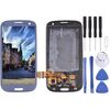 Schermo LCD originale Super AMOLED per Galaxy SIII / i9300 con digitalizzatore assemblaggio completo (blu scuro)