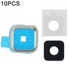 Per Galaxy S5 / G900 10 pezzi Supporto per telaio per obiettivo fotocamera posteriore