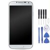 Display LCD originale + pannello touch con cornice per Galaxy S4 CDMA / i545 (bianco)