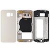Per Galaxy S6 / G920F Copertura completa dell'alloggiamento (alloggiamento frontale cornice cornice LCD + piastra posteriore custodia pannello obiettivo fotocamera + coperchio posteriore batteria) (oro)