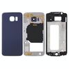 Per Galaxy S6 / G920F Copertura completa dell'alloggiamento (Piastra frontale cornice cornice LCD + Piastra posteriore Custodia Pannello obiettivo fotocamera + Coperchio posteriore batteria) (Blu)