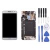 Display LCD originale + pannello touch con cornice per Galaxy Note 3 Neo / N7505 (bianco)