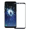 Per Galaxy S8 Obiettivo in vetro esterno per schermo anteriore originale (nero)