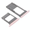 Per Galaxy A5 (2017) / A520 e A7 (2017) / A720 Vassoio scheda SIM + Vassoio scheda micro SD, scheda singola (rosa)