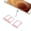 Vassoio scheda SIM per Galaxy C9 Pro / C9000 + vassoio scheda Micro SD (oro rosa)